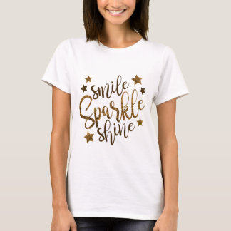 Camiseta Purpurina Smile