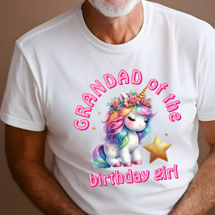 Camiseta Purpurina unicornio chicas mágicos cumpleaños Abue