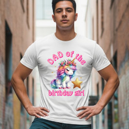 Camiseta Purpurina unicornio chicas mágicos edad cumpleaños