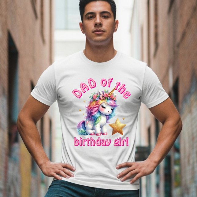 Camiseta Purpurina unicornio chicas mágicos edad cumpleaños (Subido por el creador)