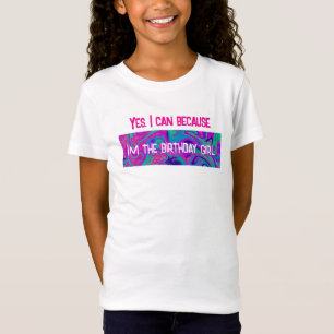 Camiseta Purpurina Verde azulado Rosa de Guay Soy el Chica