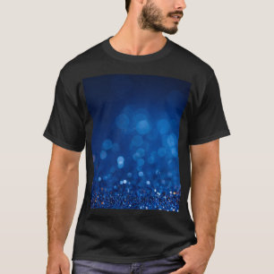Camiseta Purpurinas Bokeh: Sparkling Circles Background.