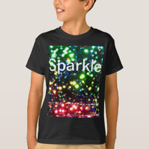 Camiseta Purpurinoso brillante atractivo de la diversión d