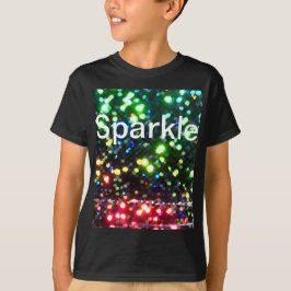 Camiseta Purpurinoso brillante atractivo de la diversión de