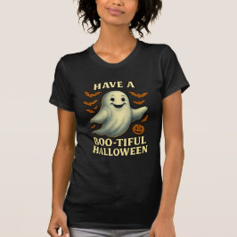 Camiseta Purpurinoso Ghost Halloween