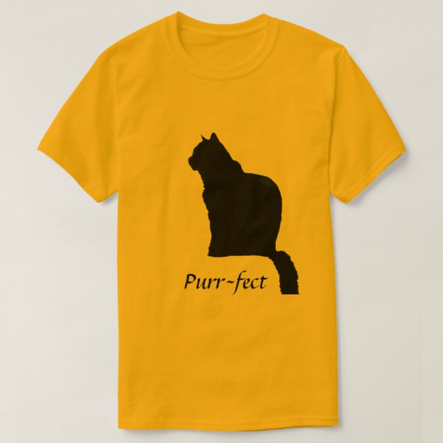 Camiseta - Purr-fect (Diseño del anverso)