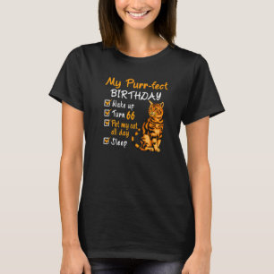 Camiseta Purr Fect Cumpleaños Mascota Mi Gato Todo El Día 6