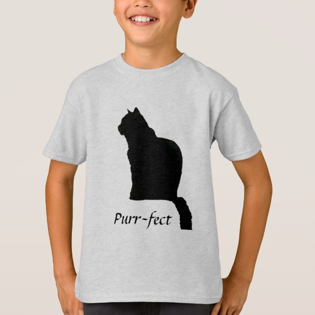 Camiseta Purr-fect (Niños) (Anverso)