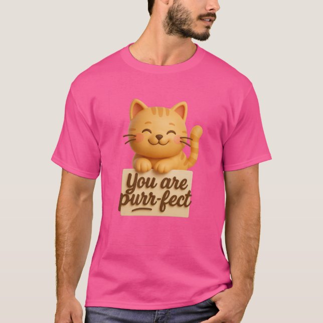 Camiseta Purr-fectamente (Anverso)