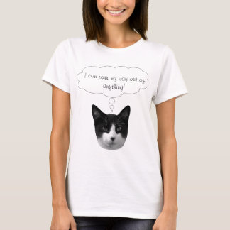 Camiseta Purr mi salida de cualquier cosa, señoras Tee