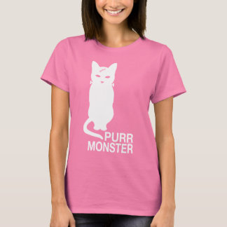 Camiseta Purr Monster en colores oscuros