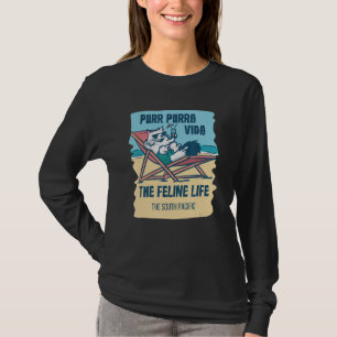 Camiseta Purr Purra Vida The Feline Life Tanzania