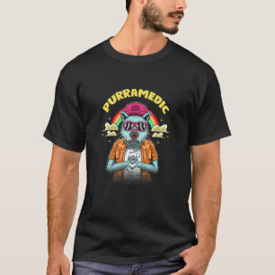 Camiseta Purramedic Gato Paramédico Gatito Emt Mamá Gat