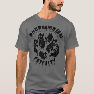 Camiseta Purranormal Cativity, Funny Cat Lovers Halloween D