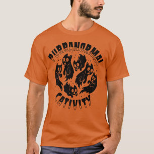 Camiseta Purranormal Cativity, Funny Cat Lovers Halloween D