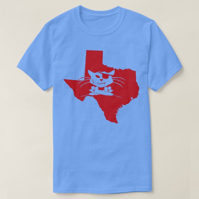 Camiseta Purrate de Texas (Diseño del anverso)