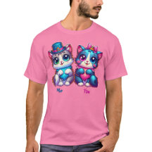 Purrfect Together Personalizable Valentines Shirt