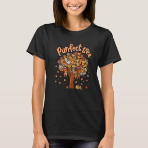 Camiseta Purrfect Tree Kittens Familia De Gatos Fall Season