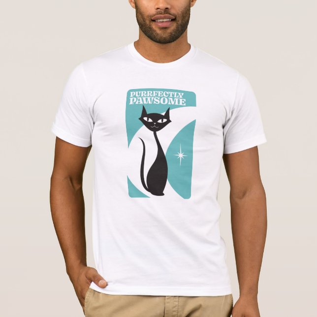 Camiseta Purrfectamente Pawsome (Anverso)