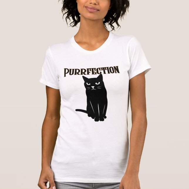 Camiseta Purrfection  (Anverso)
