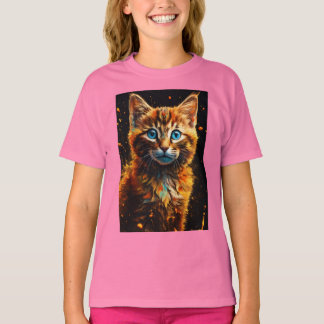 Camiseta "Purrfection: Front & Back Cute Kitten Bliss Tee"