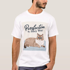 Camiseta Purrfection personificada: El sueño de un gato ama