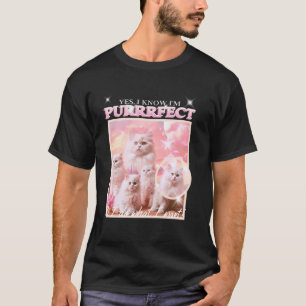 Camiseta Purrfecto Hago Lo Que Quiero - Botín de Cita Diver