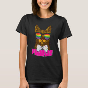 Camiseta Purride Cat Bisexual Orgullo Gay Arcoiris LGBT Sun