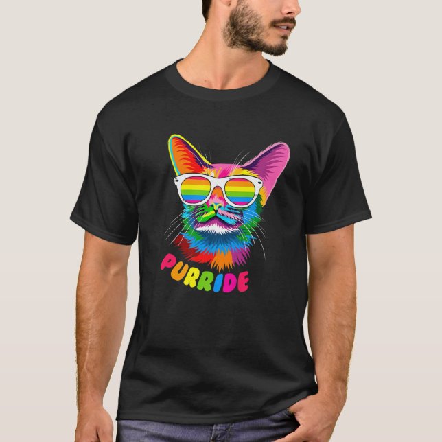 Camiseta Purride Cat Orly Ally Cat Kitty Mom Gay Daddy Les (Anverso)