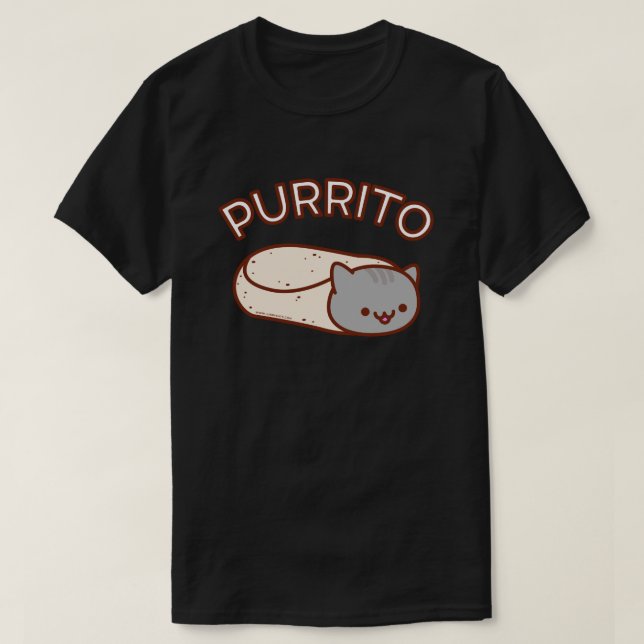 Camiseta PURRITO Cat Burrito T-SHIRT (Diseño del anverso)
