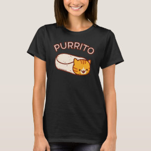 Camiseta Purrito El Burrito Gato Naranja Tabby