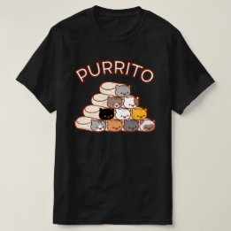 Camiseta PURRITO PYRAMID Cat Burrito T-SHIRT