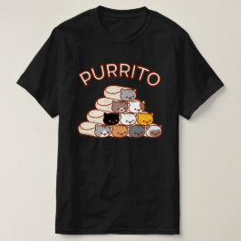 Camiseta PURRITO PYRAMID Cat Burrito T-SHIRT