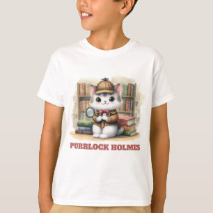 Camiseta Purrlock Holmes Kitten Detective