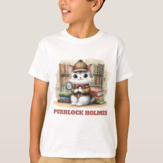 Camiseta Purrlock Holmes Kitten Detective