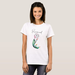 Camiseta Purrmaid de gatito de gatito de comadreja - Diseño