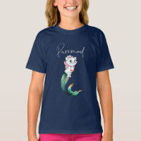 Purrmaid de gatito de gatito de comadreja - Diseño