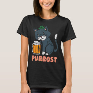Camiseta Purrost Cat Gorra alemana curiosa festival de Fies