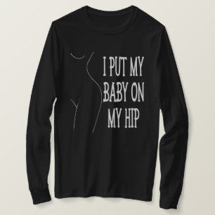 Camiseta Puse A Mi Bebé En Mi Hip Famosa Mamá Y Bebé, 2/2