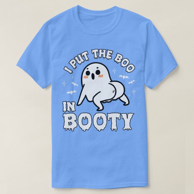 Camiseta Puse el Boo en Booty (Diseño del anverso)