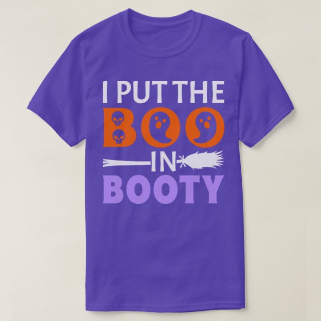Camiseta Puse el Boo en Booty (Diseño del anverso)
