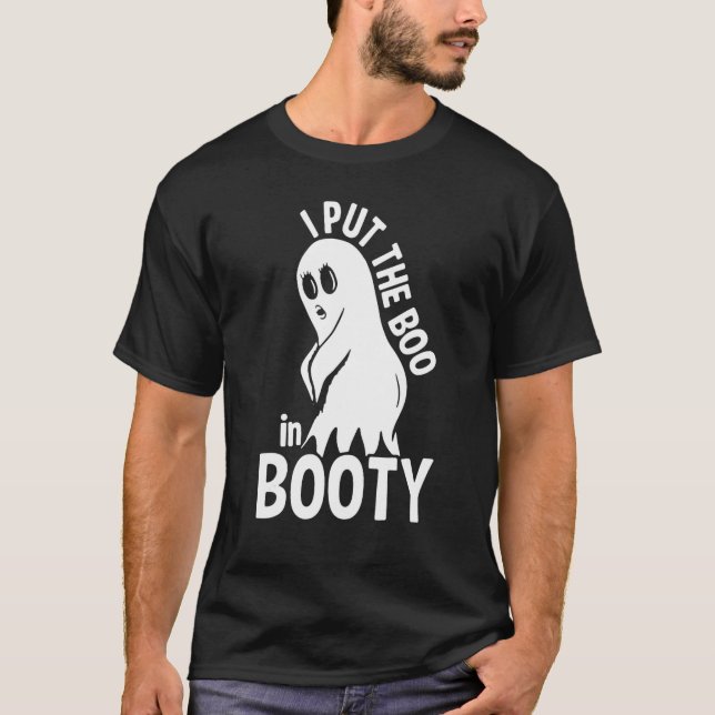 Camiseta Puse El Boo En Booty Halloween (Anverso)