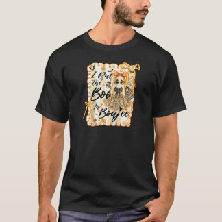 Camiseta Puse el Boo en Boujee Encaje Coquette Lazo Boujie
