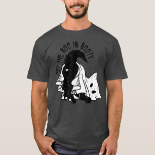 Camiseta Puse el Boo en la Halloween del Gato Fantasma Boo