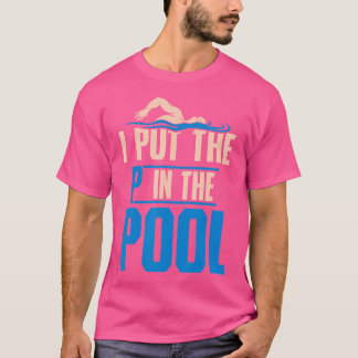 Camiseta Puse El P En La Piscina Divertida Buceo
