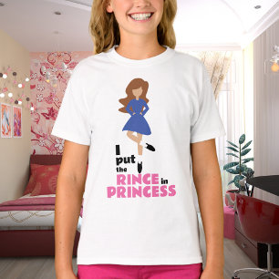 Camiseta Puse el príncipe en la danza irlandesa del cabello