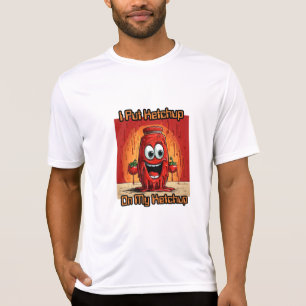Camiseta Puse Ketchup en mi Ketchup, gracioso, personalizad
