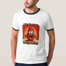 Camiseta Puse Ketchup en mi Ketchup, gracioso, personalizad