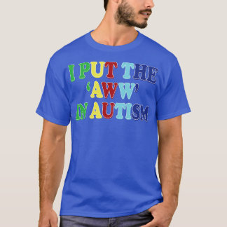 Camiseta puse la guerra en el autismo