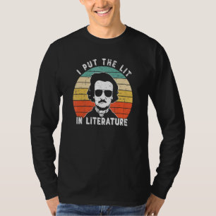 Camiseta Puse La Luz En La Literatura Edgar Allan Poe